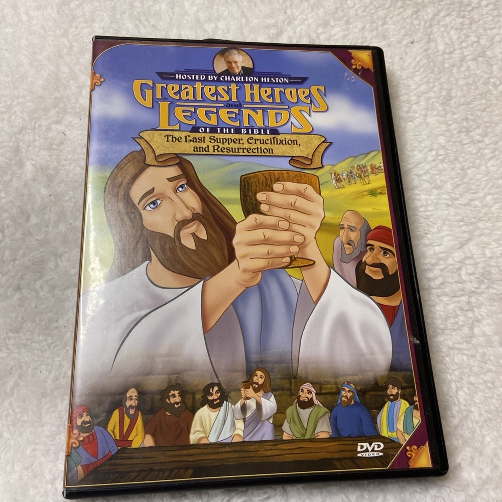 Greatest Heroes and Legends of the Bible Dvd‎ Hosted by Charlton Heston